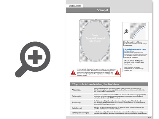Product Bild ovaler_automatikstempel_mit_blauer_farbe