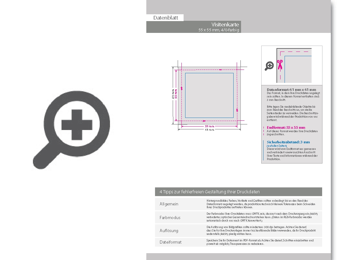 Product Bild visitenkarten_quadratisch_4_0_farbig_55_x_55_mm_(einseitiger_druck)__offsetkarton