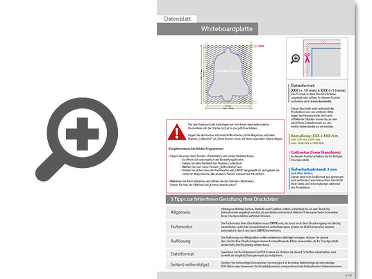 Product Bild whiteboardplatte_in_glocke-form_konturgefr__st___einseitig_4_0-farbig_bedruckt